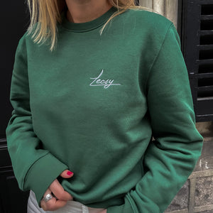Sweatshirt Signature Vert Bouteille