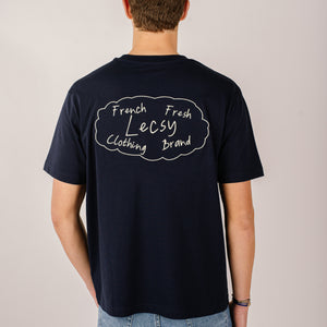 T-shirt Unisex The Cloud Navy Blue T-shirt Lecsy 